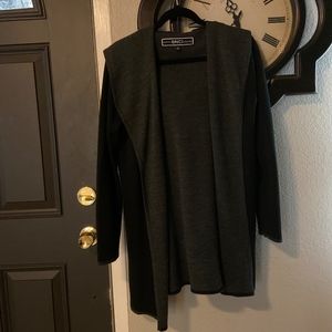BLANC NOIR Black and grey sweater
